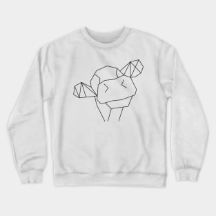 Geometric cow Crewneck Sweatshirt